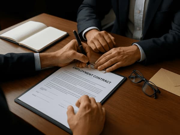 consulente del lavoro redige contratti